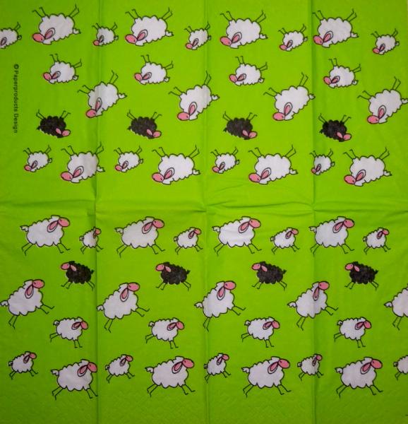 093 Sheep - 4-ply - Handkerchief